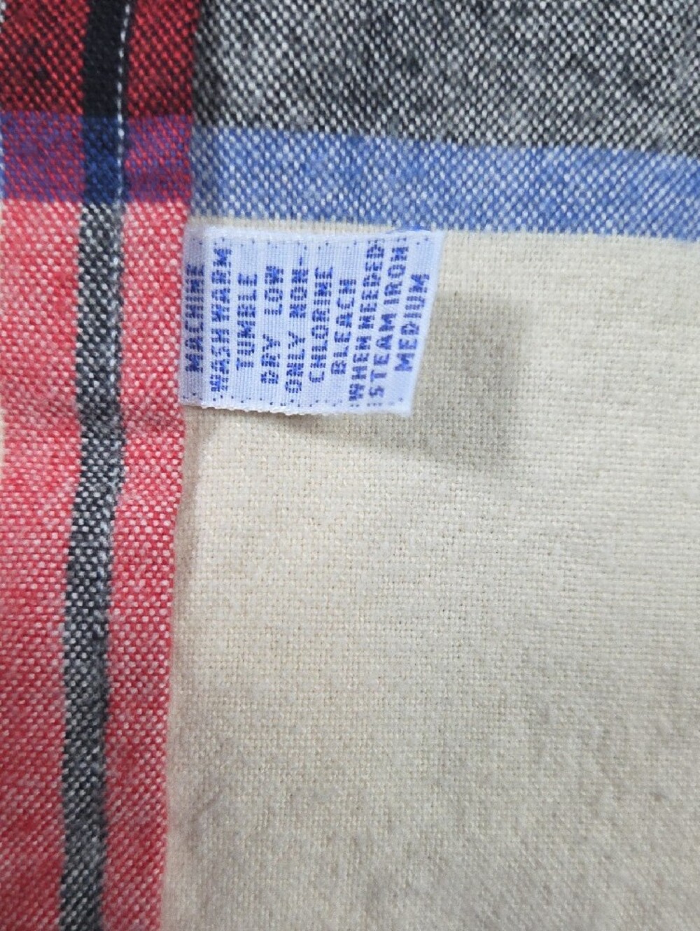 Ralph Lauren Cream, Red & Green Plaid Button-Down Shirt - Picture 4 of 8